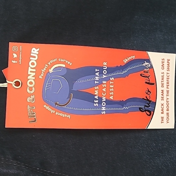 SUKO Lift & Contour Dark Wash Denim Jeans Size 14 NWT - Picture 6 of 6